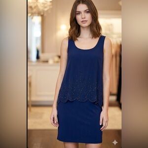 NWT‎ SL Fashion blue cocktail dress size 12